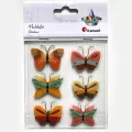 Naklejki foliowe 3D motyle mix 6szt - tantis.pl