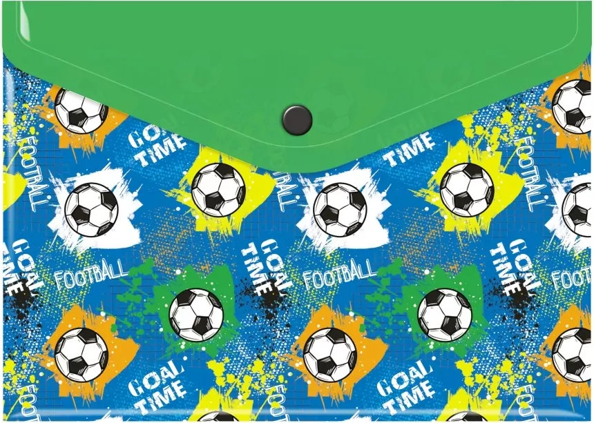 Teczka koperta A5 pp z nadrukiem football - tantis.pl