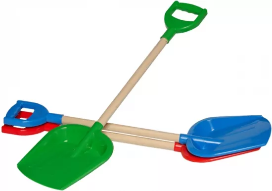 Łopatka z drewnianym uchwytem 75cm MIX