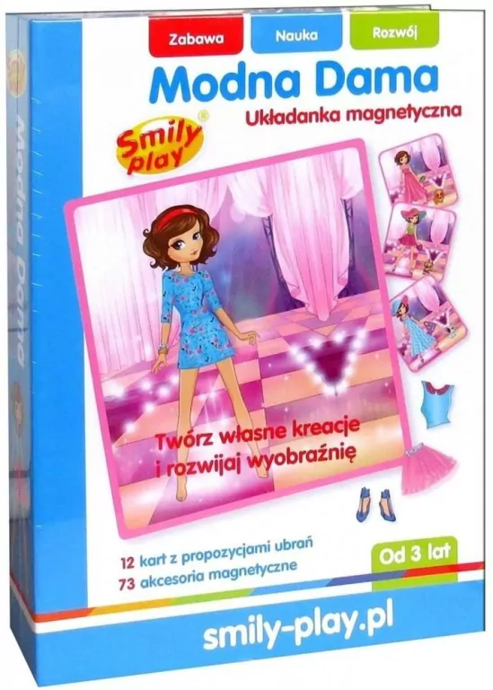 Układanka magnetyczna. Modna Dama - tantis.pl