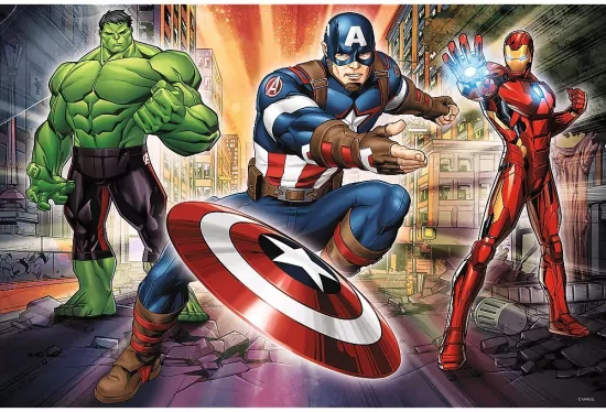 Puzzle 24. Maxi. W świecie Avengersów