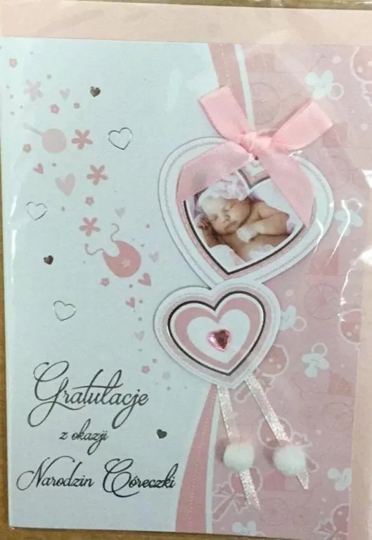 Karnet narodziny B6 Premium 50 + koperta - tantis.pl