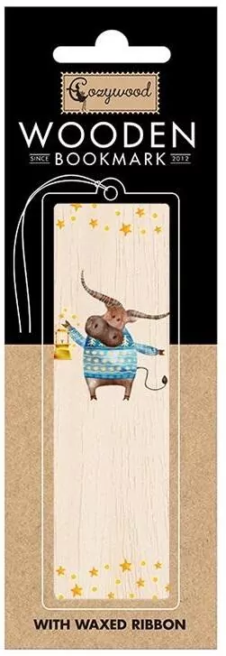 Zakładka drewniana Byk - tantis.pl