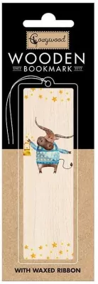 Zakładka drewniana Byk