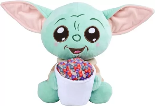 Disney Grogu z popcornem 25cm - tantis.pl
