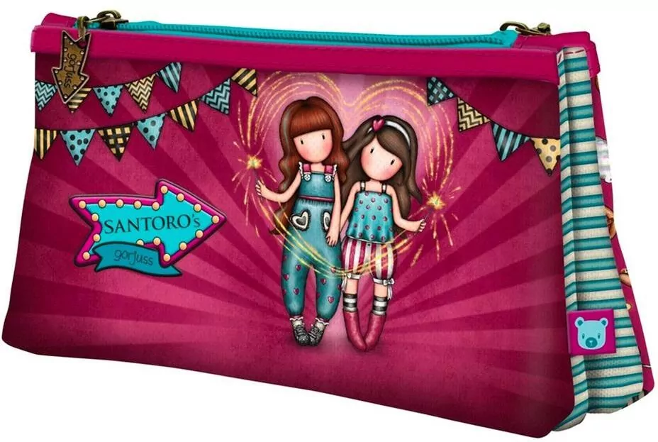 Piórnik podwójny. Gorjuss Fairground Fireworks - tantis.pl