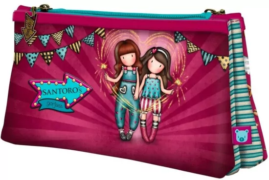 Piórnik podwójny. Gorjuss Fairground Fireworks