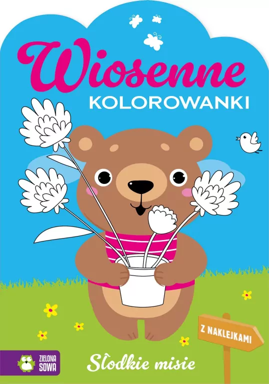 Wiosenne kolorowanki. Słodkie misie - tantis.pl