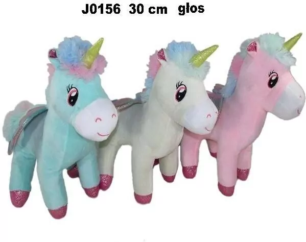 Jednorożec z głosem 30cm MIX - tantis.pl
