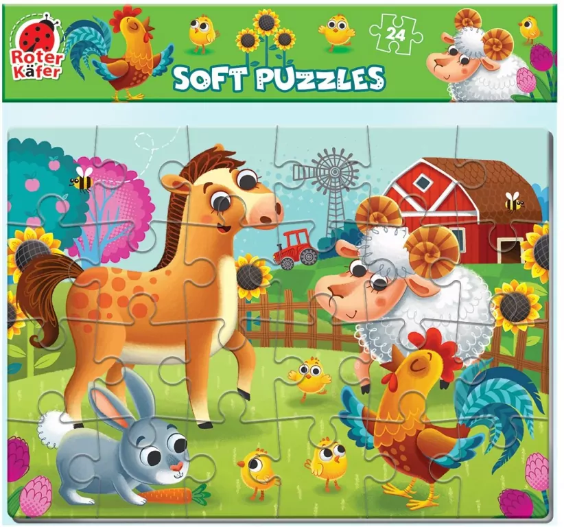 Puzzle piankowe Zwierzęta domowe - tantis.pl