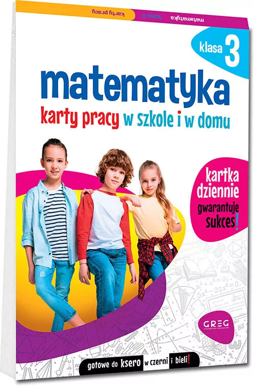 Matematyka. Klasa 3. Karty pracy w szkole i w domu - tantis.pl