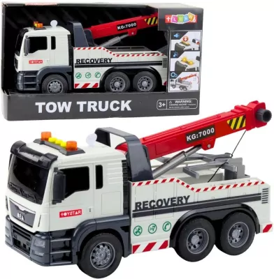 Ciężarówka z regulowanym dźwigiem światło dźwięk