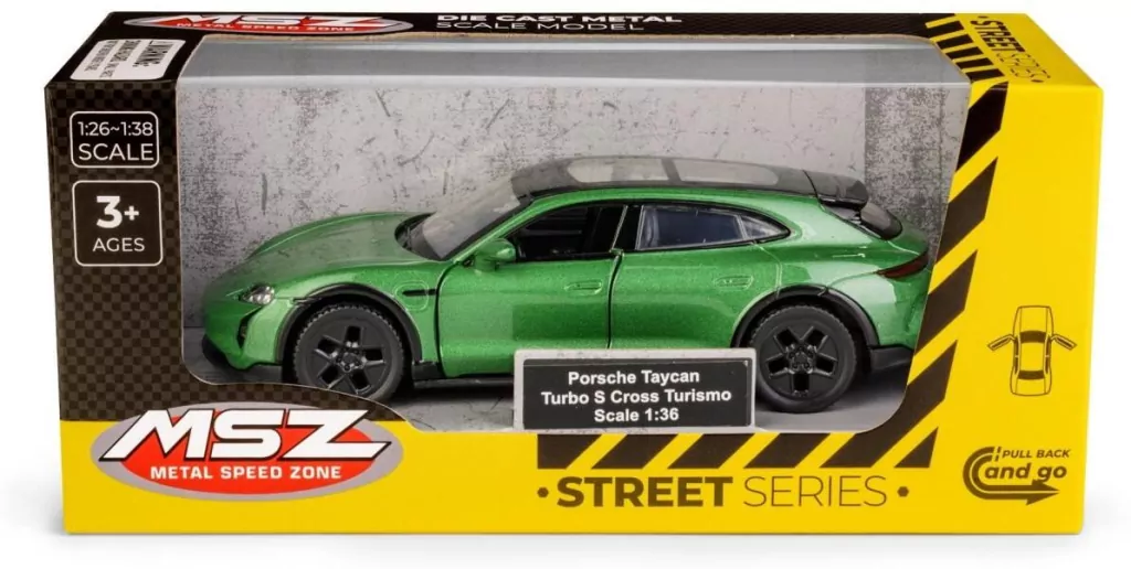 Porsche Taycan Turbo S Cross Turismo Green - tantis.pl