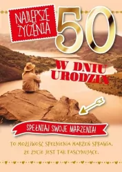 Karnet okolicznościowy. Urodziny 50. Armin Style