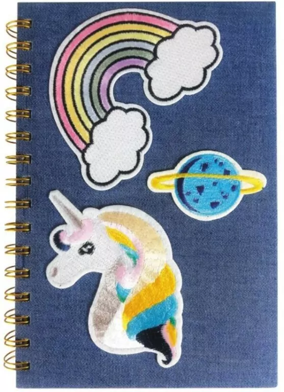 Notes na spirali A5 Jeans Unicorn - tantis.pl