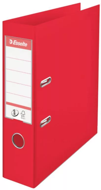 Esselte. Segregator A4/70, Czerwony - tantis.pl