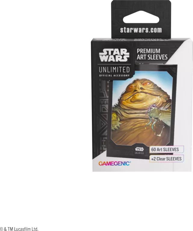 Gamegenic: Star Wars Unlimited Card Game - Premium Art Sleeves - Jabba the Hutt - tantis.pl