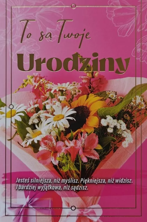 Karnet urodziny z wymiennymi cyframi JCX-233 - tantis.pl