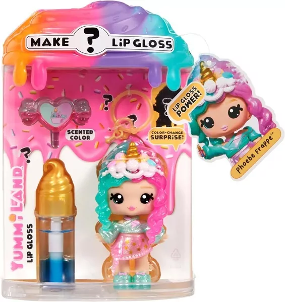 Yummiland Mystery Lip Gloss Doll - Phoebe Frappe - tantis.pl