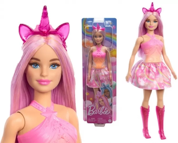 Mattel. Lalka Barbie Jednorożec - tantis.pl