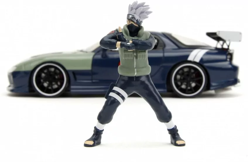 JADA. Naruto 93 Mazda RX-7 z figurką 1:24 - tantis.pl