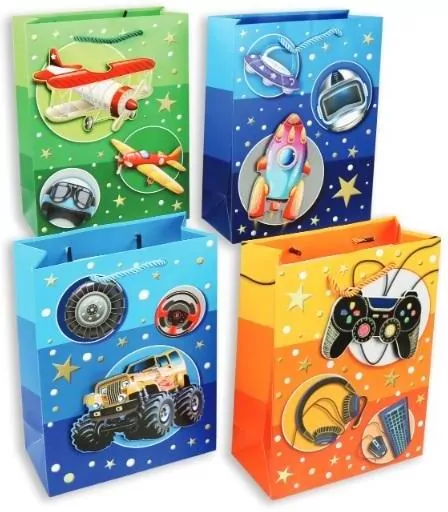 Torebka prezentowa 30x39x12cm. Mix - tantis.pl