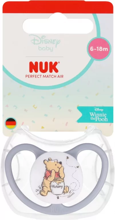 NUK. Air. Smoczek. 6-18 miesięcy. Kubuś Puchatek - tantis.pl