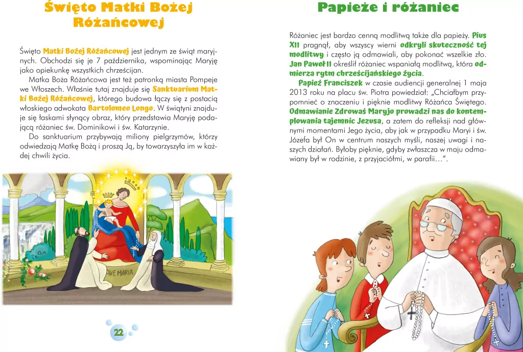 Dzieci poznają różaniec - tantis.pl