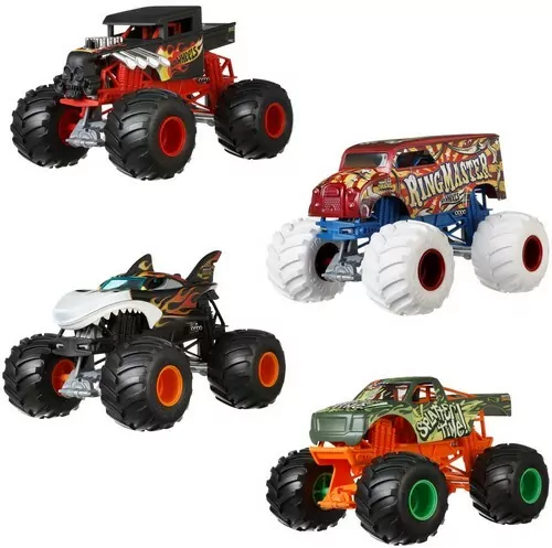 Hot Wheels Monster Trucks Pojazd 1:24 - tantis.pl