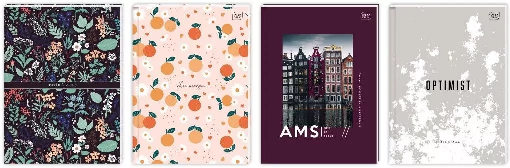 Brulion A4/96K gładki. 5 sztuk - tantis.pl