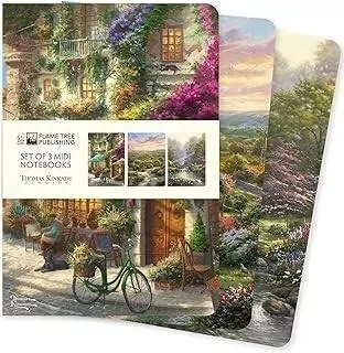 Zestaw 3 notatników MIDI Thomas Kinkade - tantis.pl