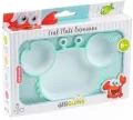 Talerz krab premium. Miętowo-biały - tantis.pl