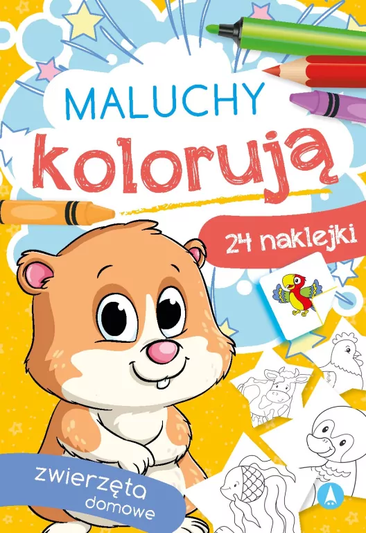 Maluchy kolorują. Zwierzęta domowe - tantis.pl