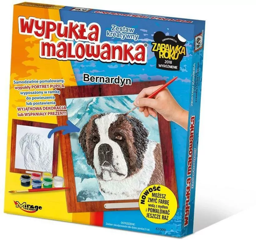 Zestaw Kreatywny do malowania - Bernardyn - tantis.pl