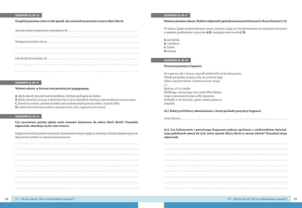 Język polski. Arkusze egzaminacyjne. Arkusze egzaminacyjne. Egzamin ósmoklasisty - tantis.pl