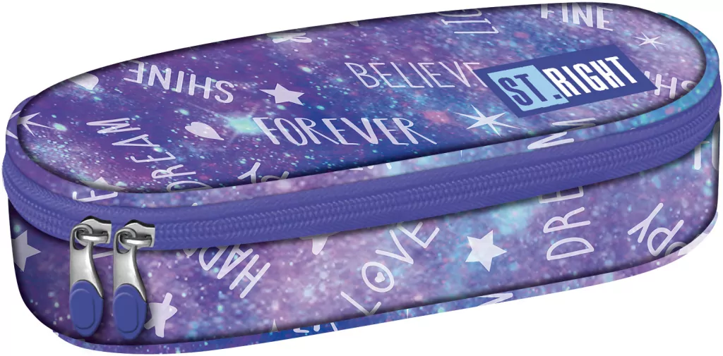 ST-MAJEWSKI. Piórnik saszetka usztywniona. Galaxy Girl - tantis.pl