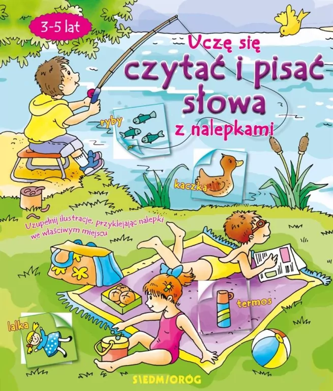 Uczę się czytać i pisać słowa z nalepkami - tantis.pl