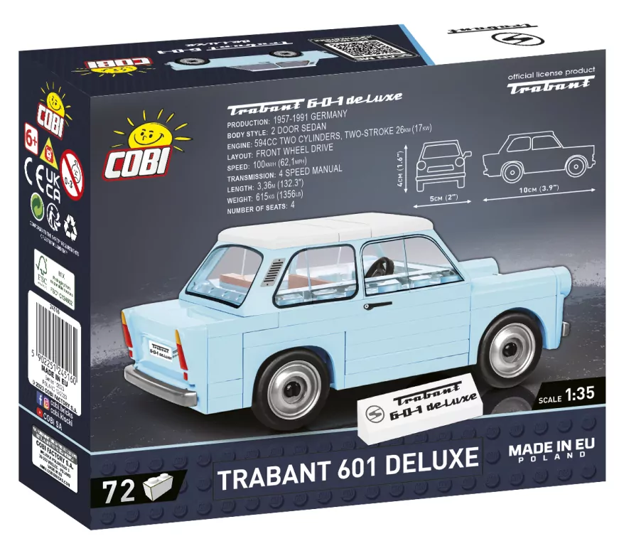 Cobi. Trabant 601 Deluxe - tantis.pl