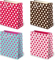 Torebki ozdobne XL-26 Doty Grochy 10 sztuk