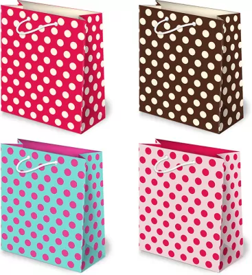 Torebki ozdobne XL-26 Doty Grochy 10 sztuk