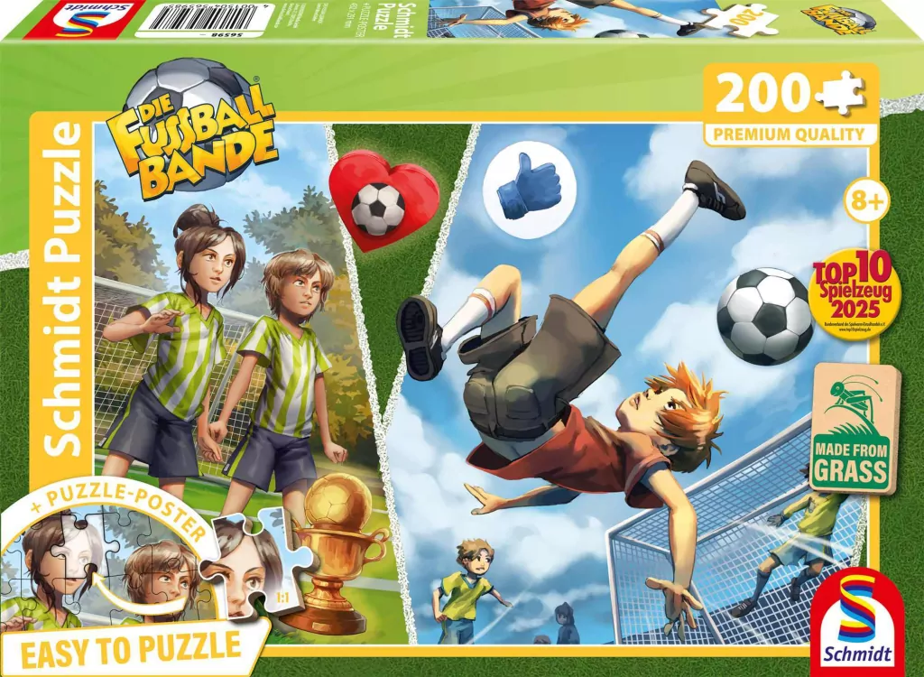 Puzzle 200 Piłkarze Przewrotka - tantis.pl