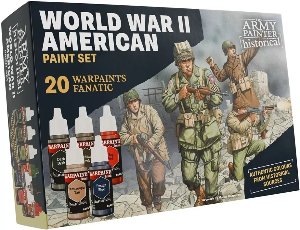 The Army Painter: Historical - World War II - American Paint Set - tantis.pl