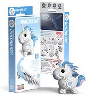 Jednorożec Błękitny Eugy. Eko Układanka 3D - tantis.pl