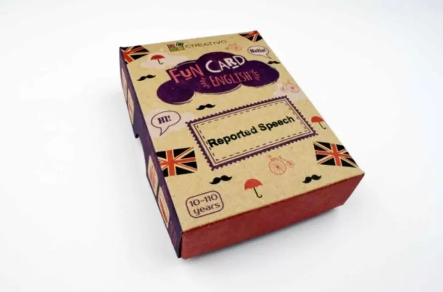 Fun Card English. Reported Speech - tantis.pl