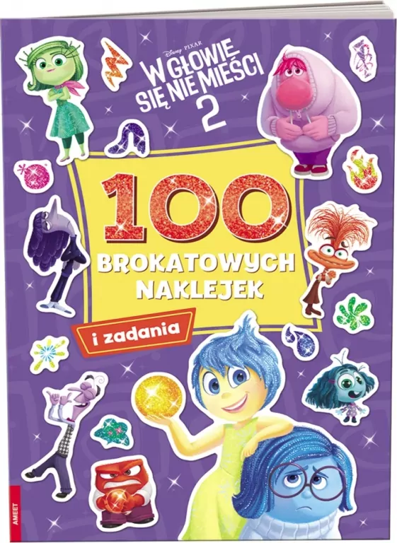 W głowie się nie mieści 2. 100 brokatowych naklejek - tantis.pl