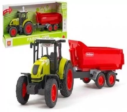 Traktor z naczepą. Zabawka. Maksik - tantis.pl