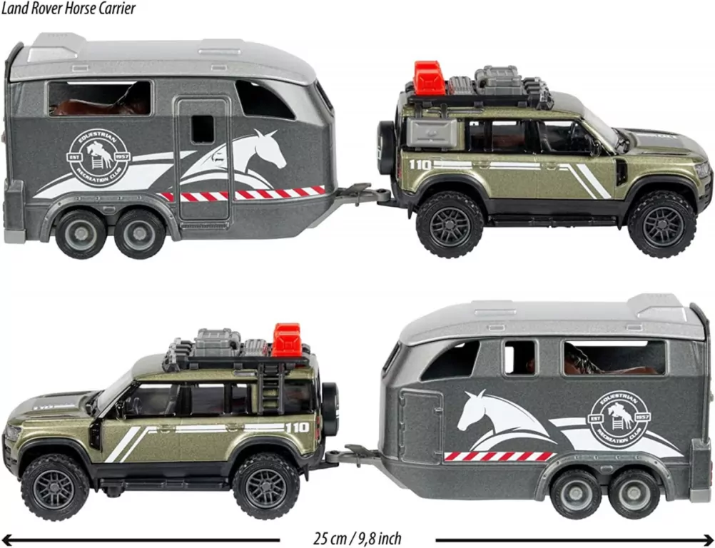 Majorette Land Rover zestaw dżokeja 25cm - tantis.pl