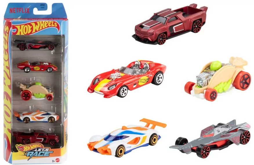 Hot Wheels Let's Race Na start! 5-pak - tantis.pl