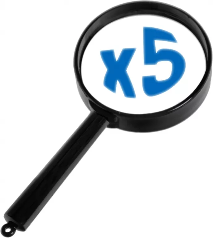 Lupa powiększająca fi50 x5 - tantis.pl