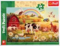 Puzzle 24 Krowa na farmie TREFL - tantis.pl